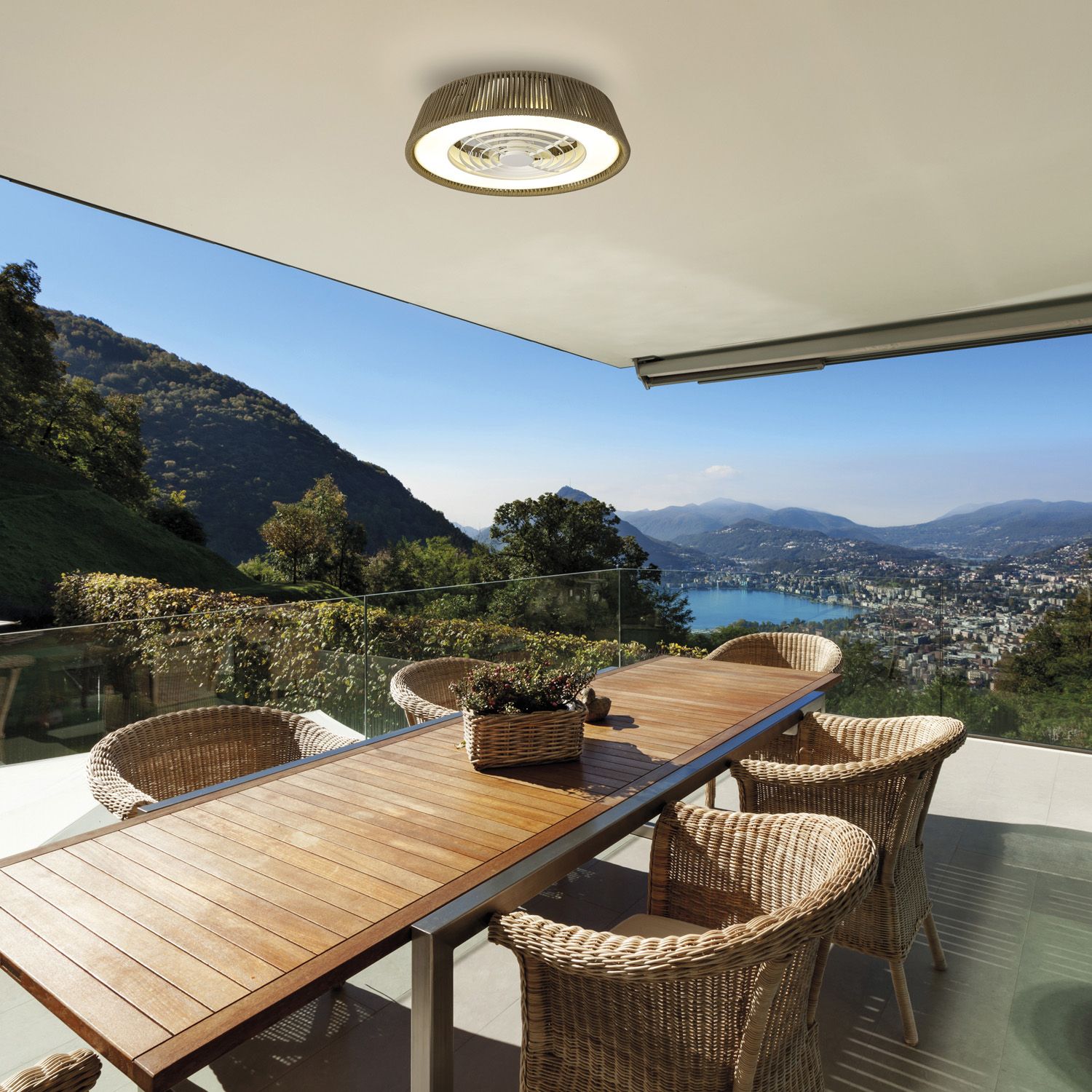 Люстра-вентилятор Mantra POLINESIA 8228_MN