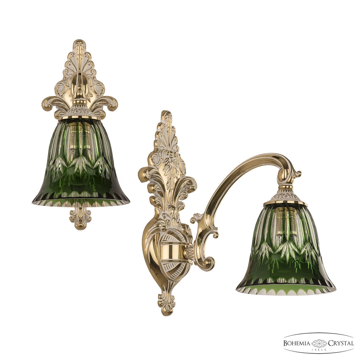 

Бра Bohemia Ivele 7209B14/1/175 GW P2 D Clear-Green/H-1I, 7209B14/1/175 GW P2 D Clear-Green/H-1I