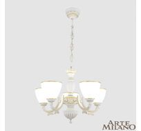 Подвесная люстра Arte Milano 342837/5 WT+G