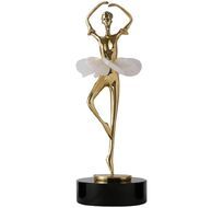 Статуэтка настольная ArtHomeDecor BALLET 5594 GD BK