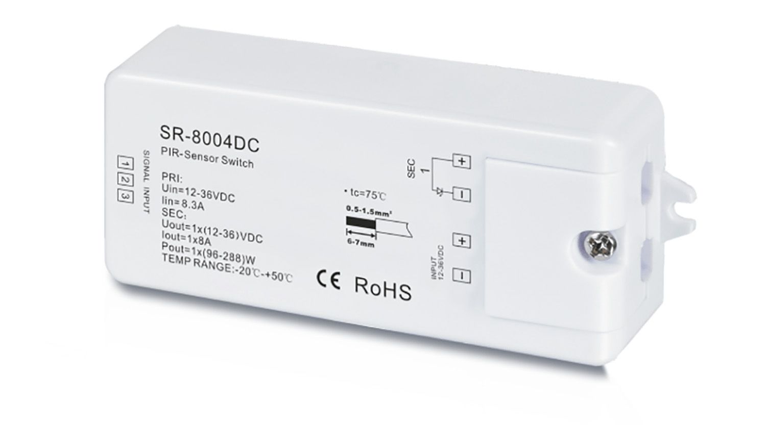 ИК-датчик движения PIR-Motion SR-8004DC 00-00002186_SW