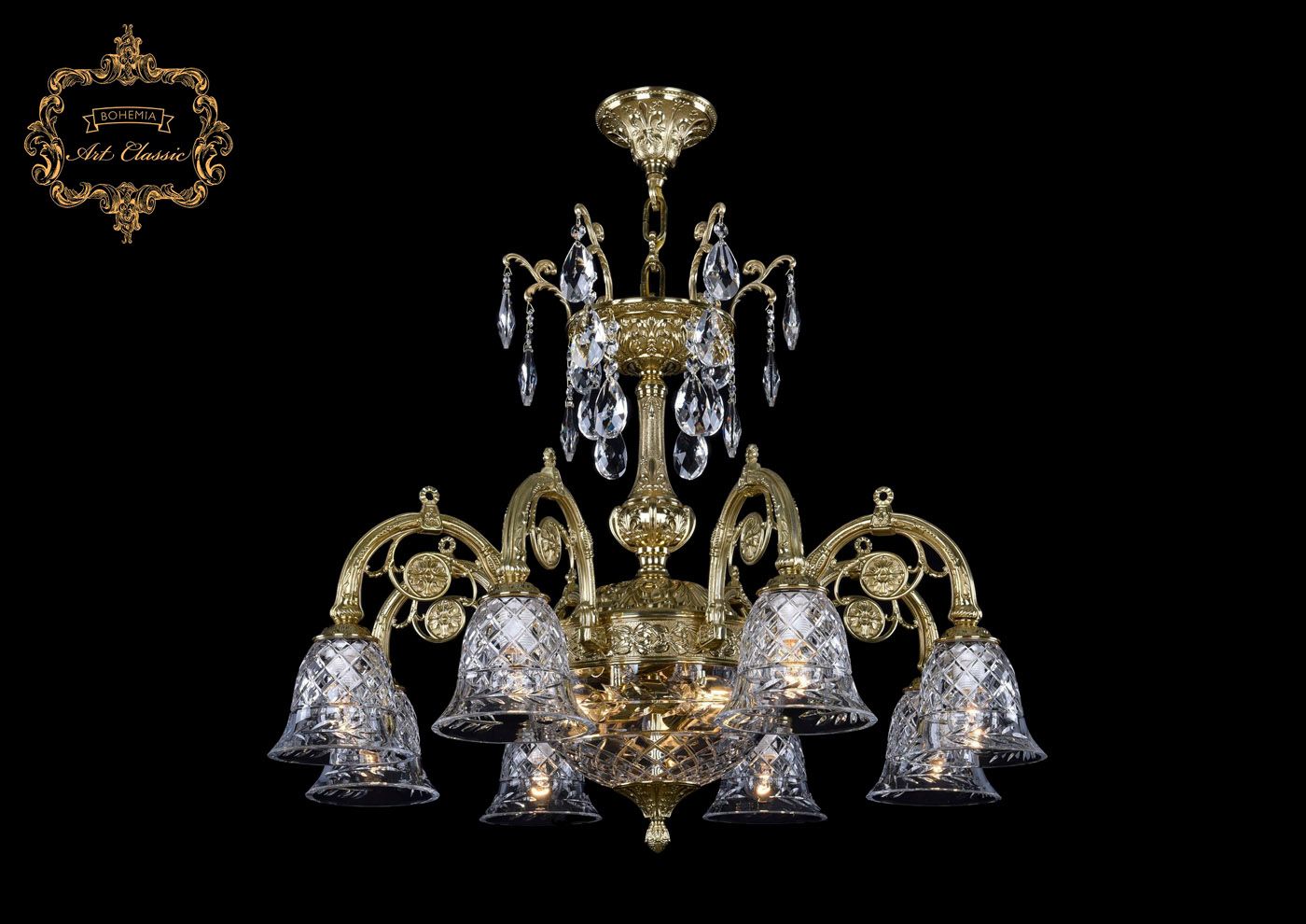 

Хрустальная люстра Bohemia Art Classic 31.14.8.KR175SP.250IT.G.Sp.Clear.1B, 31.14.8.KR175SP.250IT.G.Sp.Clear.1B