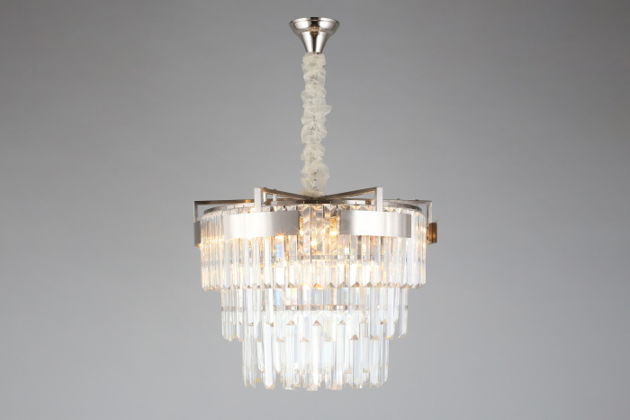 Подвесная каскадная люстра хрустальная Aployt APL.813.03.09