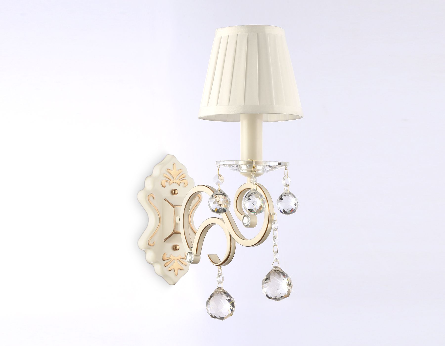 Бра Ambrella light с абажуром и хрусталем Traditional TR4562_AMB