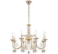 Подвесная люстра хрусталь 678/8PL E14*40W Escada 678/8PL Gold_ESC