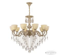 Хрустальная люстра Bohemia Ivele AL78101/10/300 B WMG P1 U Pair_BI