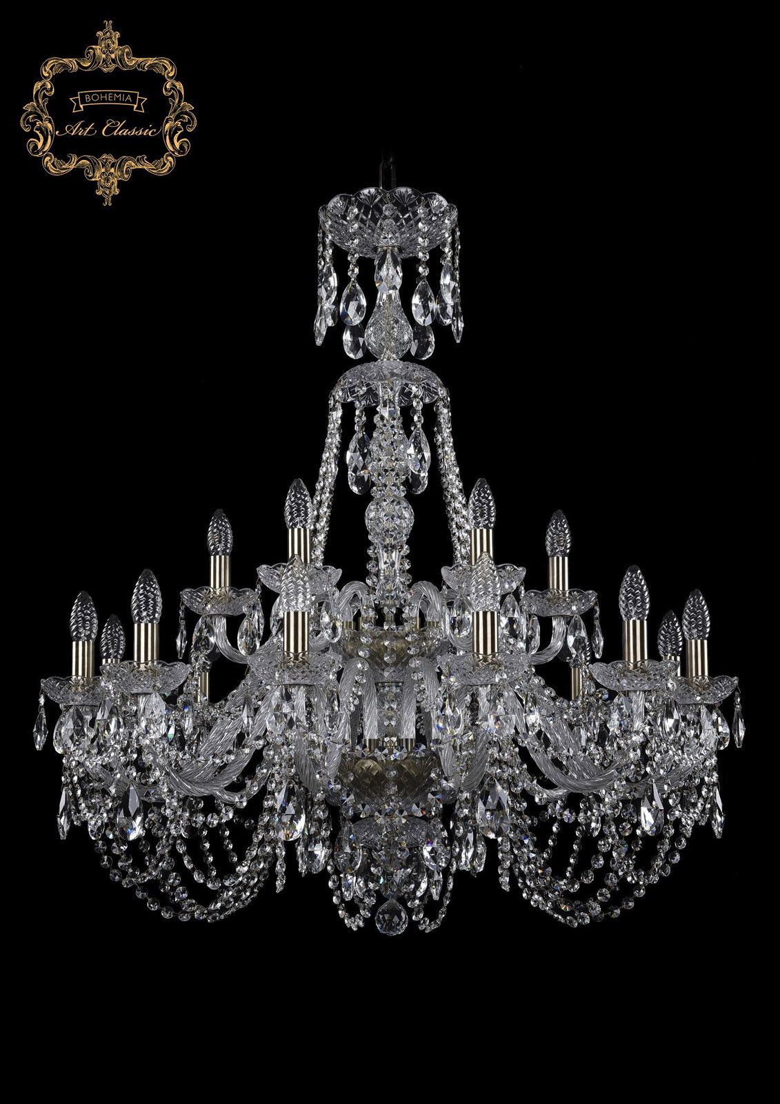 Хрустальная люстра Bohemia Art Classic 11.11.12+6.300.2d.XL-94.Br.Sp_BI