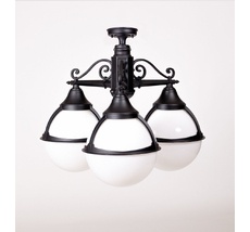 Потолочный светильник уличный IP44 Oasis Light 88170A/3 Bl_OL