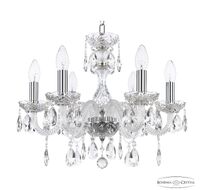 Хрустальная люстра Bohemia Ivele Crystal 117/6/165 Ni_BI