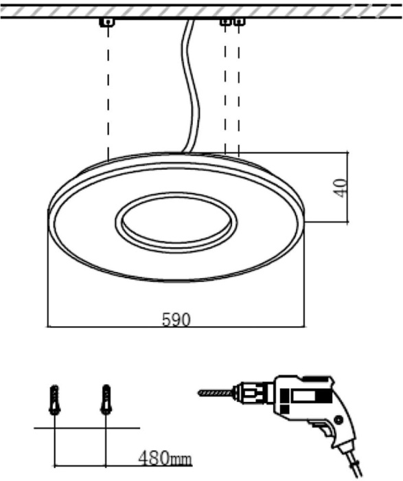 Потолочный светильник ALTAIR Sonex 7718/52L_Sonex