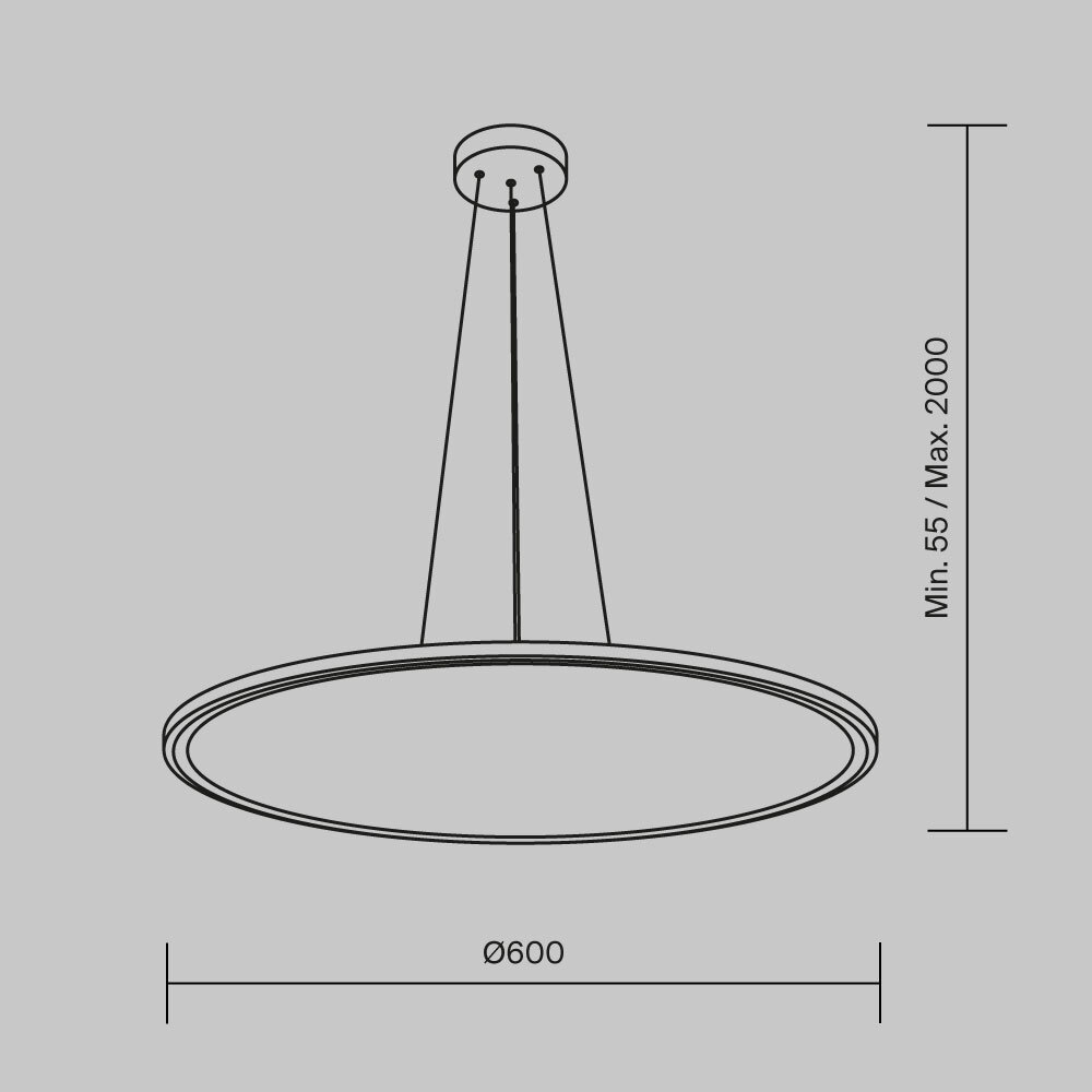 Подвесной светильник Maytoni Cosmos MOD057PL-L54W4K_MY