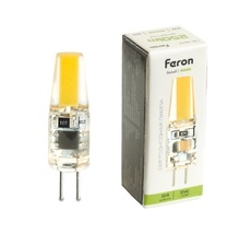Лампа светодиодная JC капсульная 3W 230V G4 4000К белый Feron 51168_FR