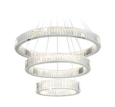 Подвесная люстра Ambrella light светодиодная с хрусталем Traditional TR5003_AMB