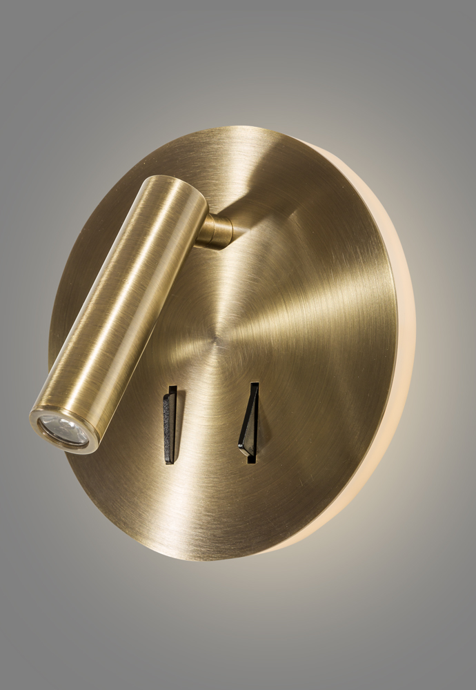 Настенный светильник Crystallux CLT 223 CLT 223W BZ_CR