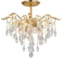 Люстра хрустальная потолочная на штанге E27*60W French Escada 1128/4_ESC