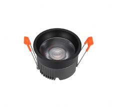 Светильник встраиваемый iLedex DIM 112-12W-D80-4000K-24DG-BK_IX