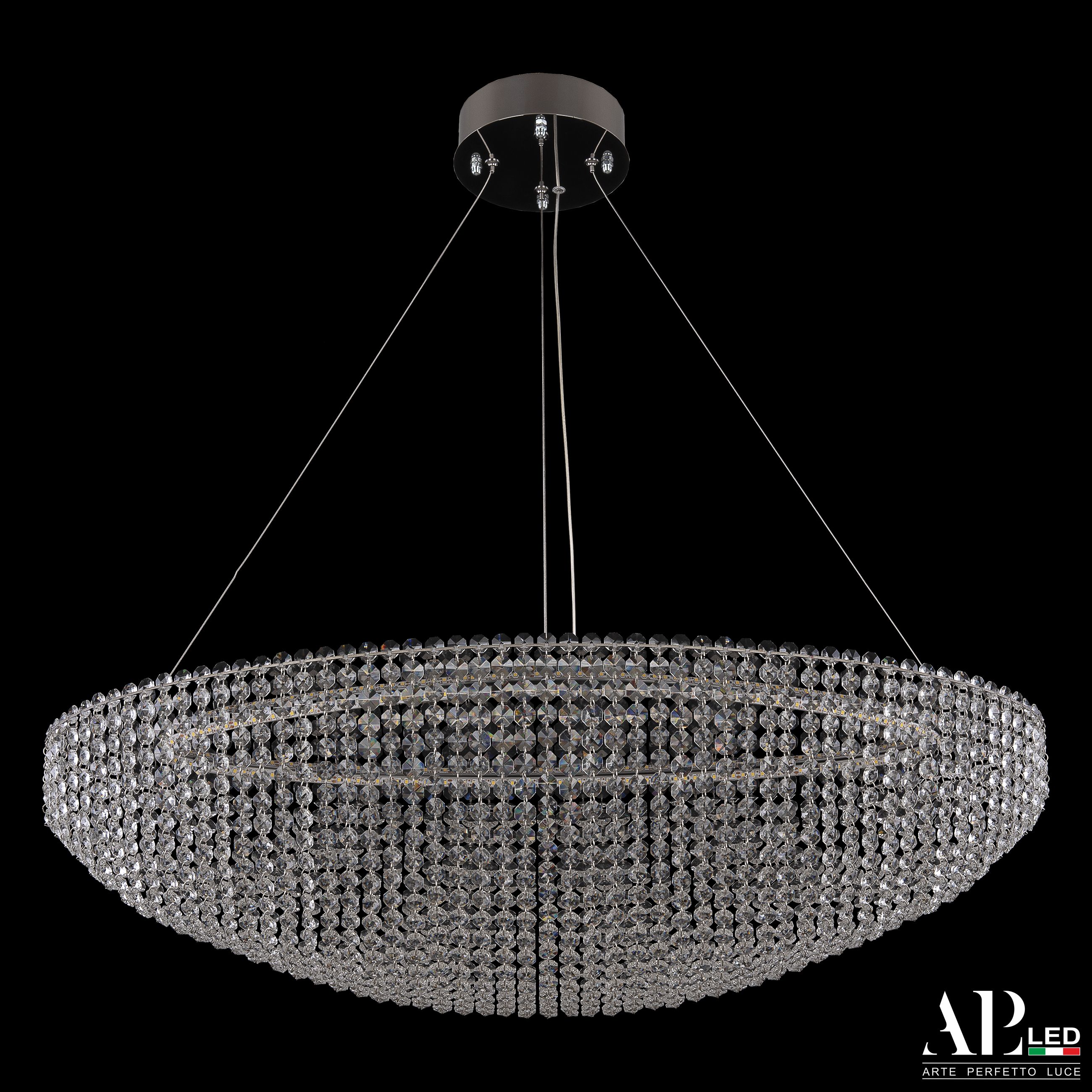 Хрустальная люстра APL LED Sicilia SH508.0.80.A.Ni.4000_BI