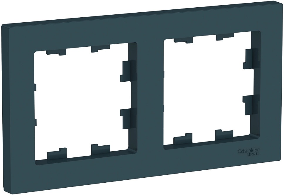 Рамка на 2 поста (изумрудный) Systeme Electric ATN000802