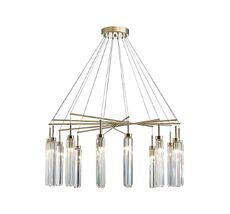 Подвесной светильник NewPort 4524+10/S gold_NP