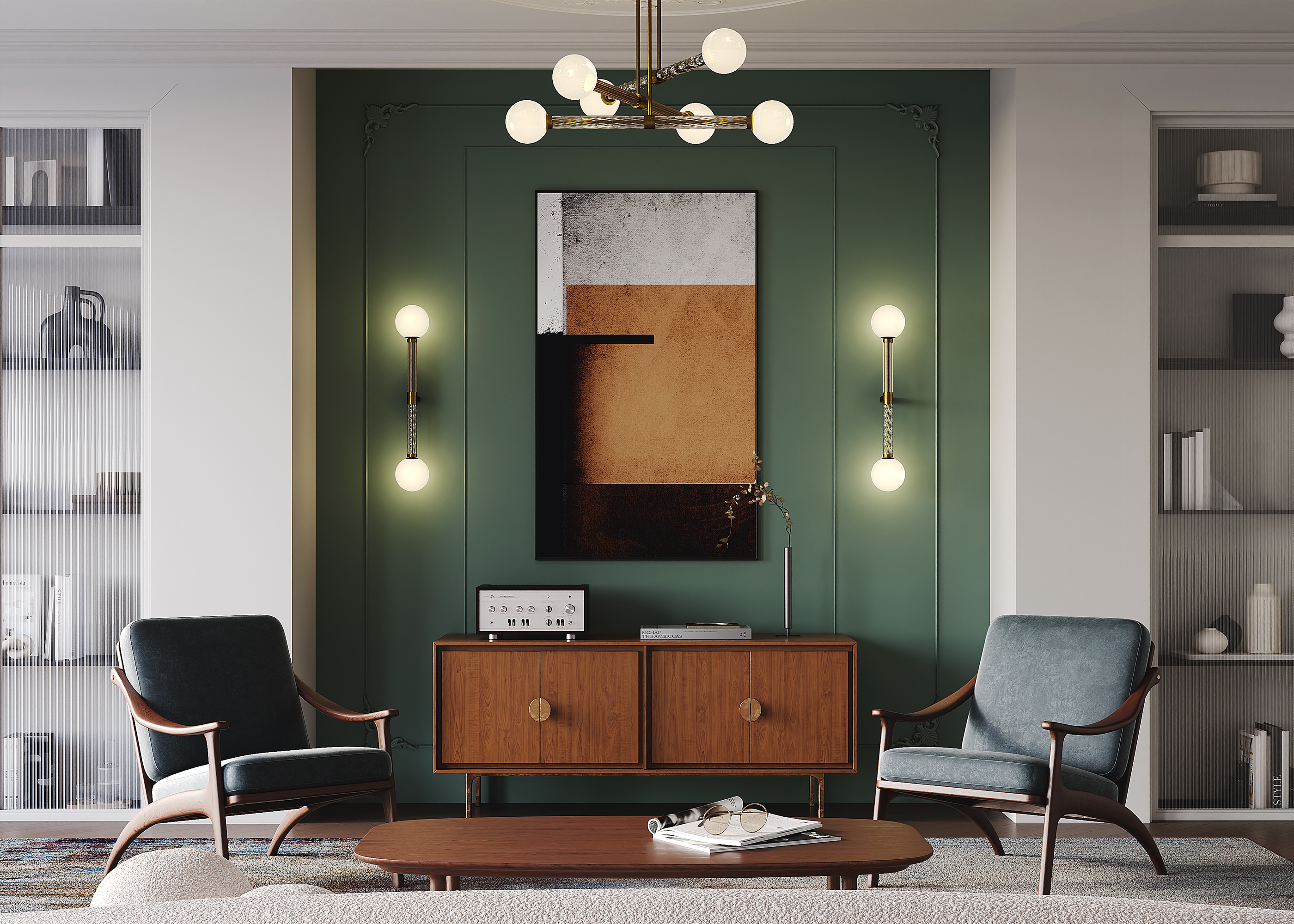 Настенный светильник Maytoni Teatro MOD287WL-02BS_MY