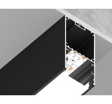 Алюминиевый профиль накладной/подвесной Profile System для ленты до 32,8мм Ambrella Light ILLUMINATION GP3000BK_AMB