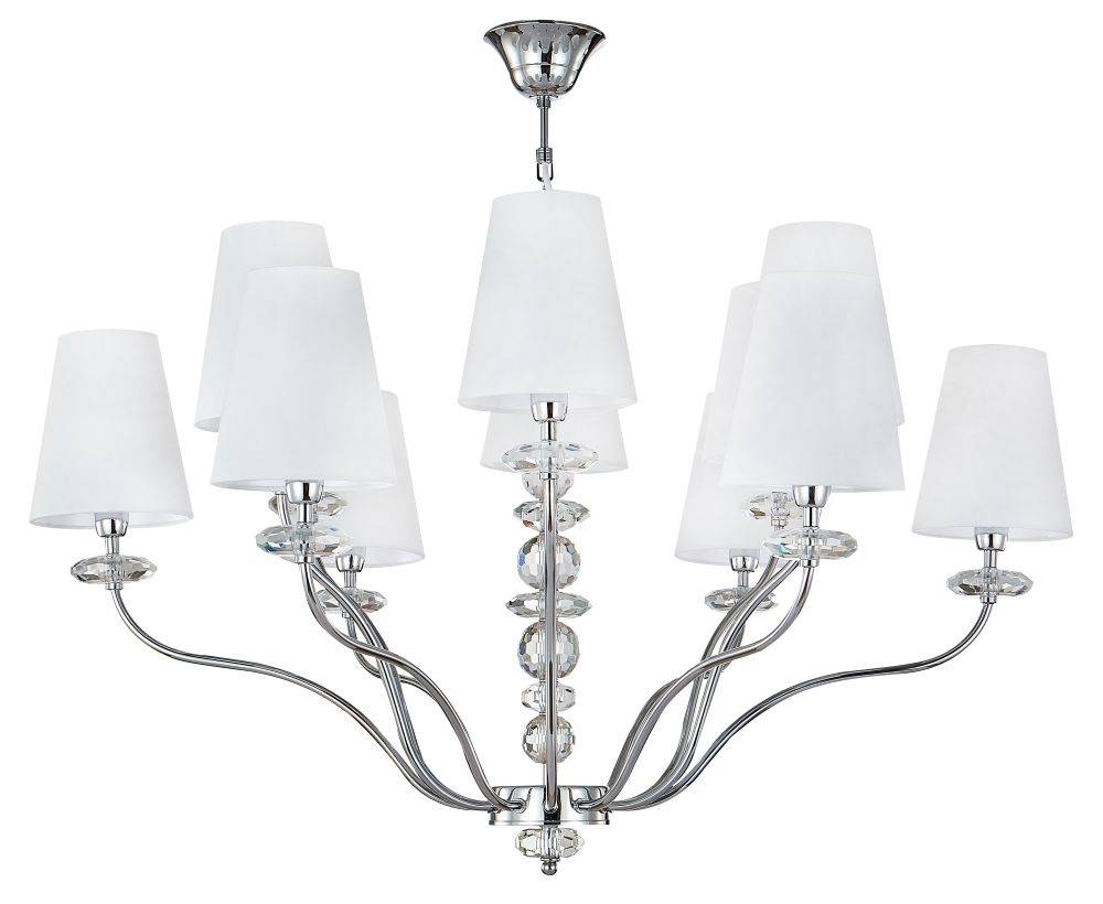 Подвесная люстра Crystallux ARMANDO ARMANDO SP6+6 CHROME_CR