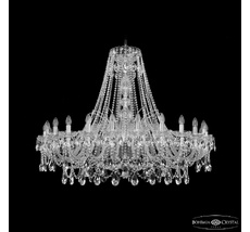 Хрустальная люстра Bohemia Ivele Crystal 1411/24/460 Ni_BI