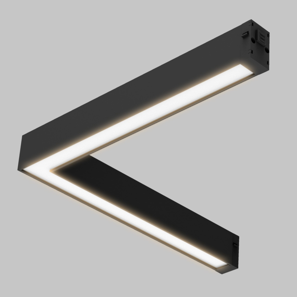 Трековый светильник светодиодный однофазный угловой&nbsp;рассеянного&nbsp;света&nbsp;220В,&nbsp;18Вт Imex IL.0050.5007-18-CCT-BK_IM