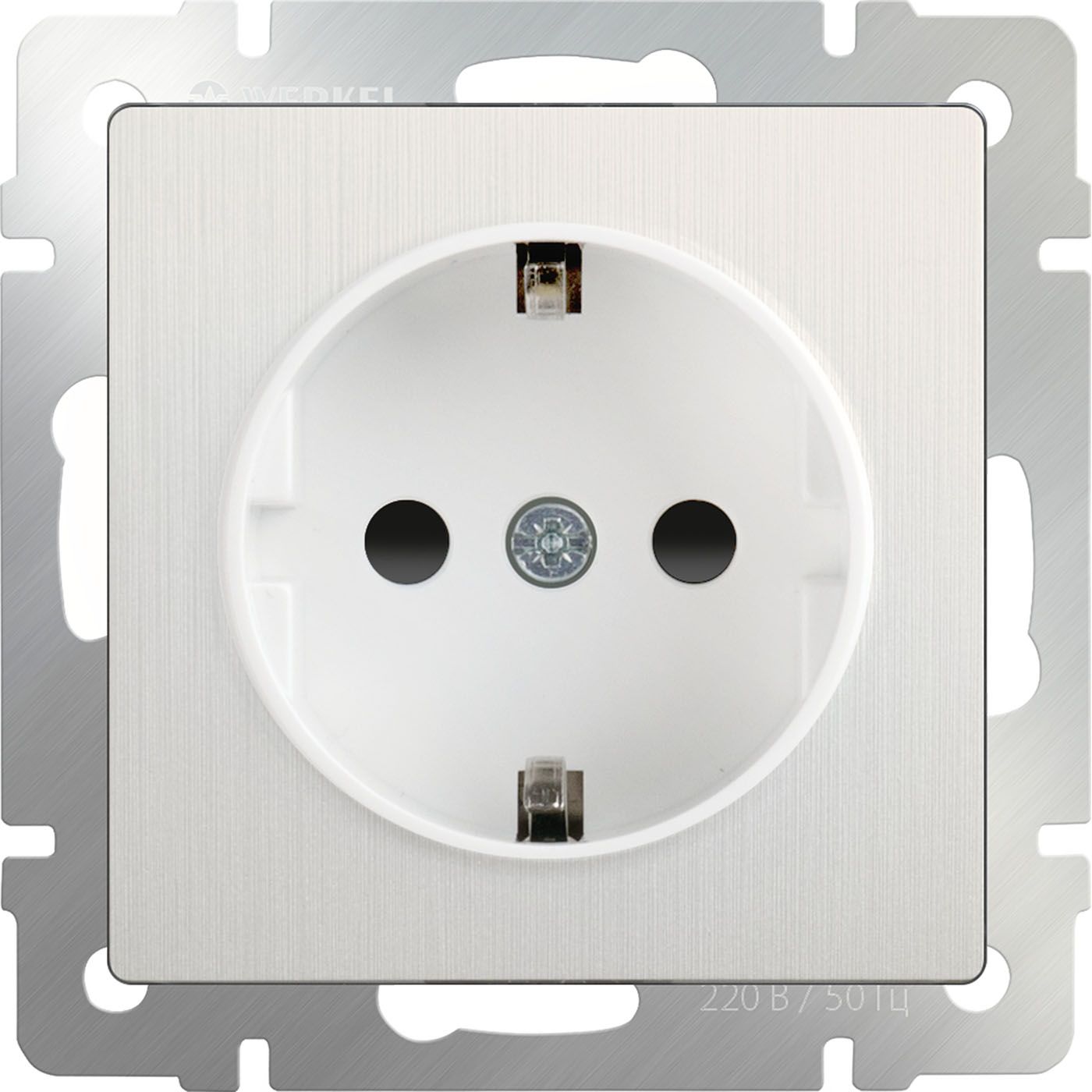Розетка с заземлением и шторками Werkel WL13-SKGS-01-IP44 a051188_WR