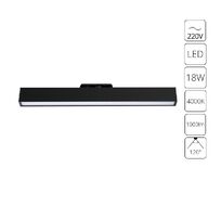 Трековый светильник однофазный ArteLamp LINEETTA A4576PL-1BK