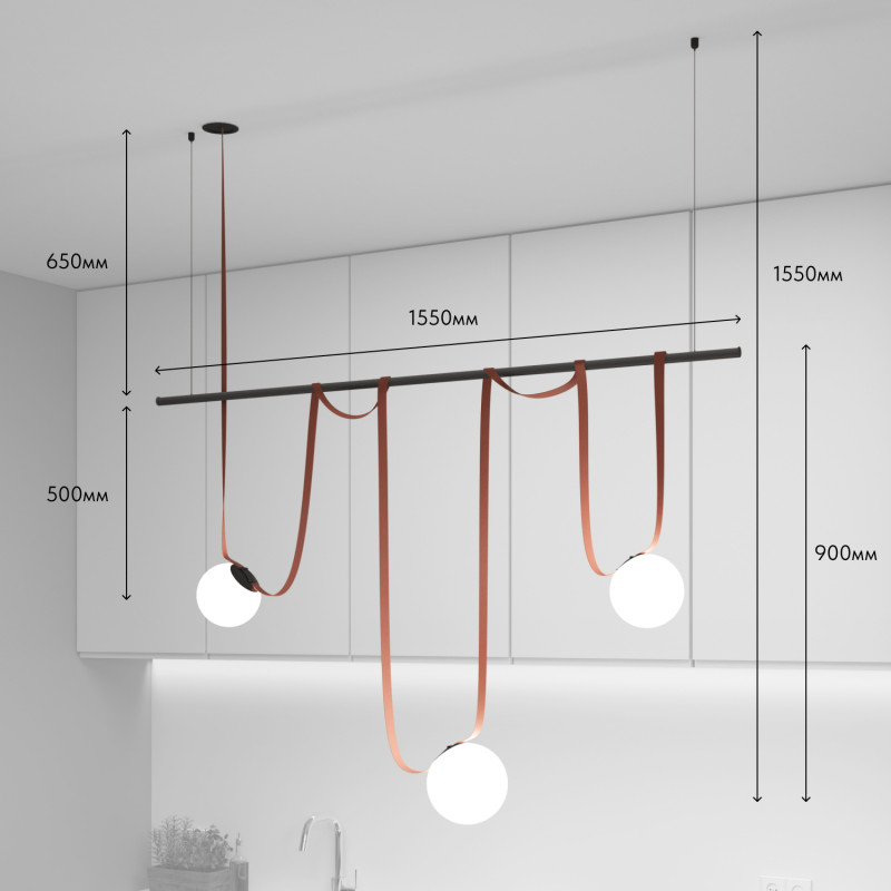 Трековая система Denkirs Belty SET DK55SET07-01-BR