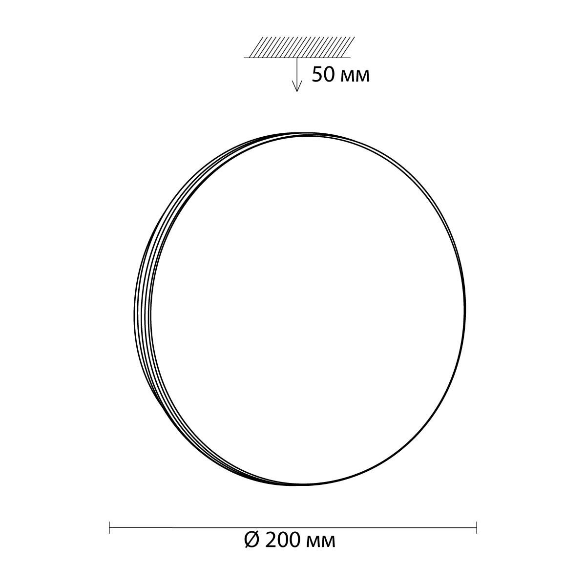 Настенно-потолочный светильник Sonex SMALLI 3016/AL_Sonex