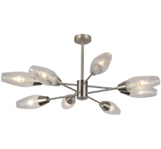 Потолочная люстра на штанге 10165/8PL E14*60W Nickel Escada 10165/8PL Nickel_ESC