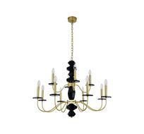 Подвесная люстра Newport VANESSA 3878+4/С brass_NP