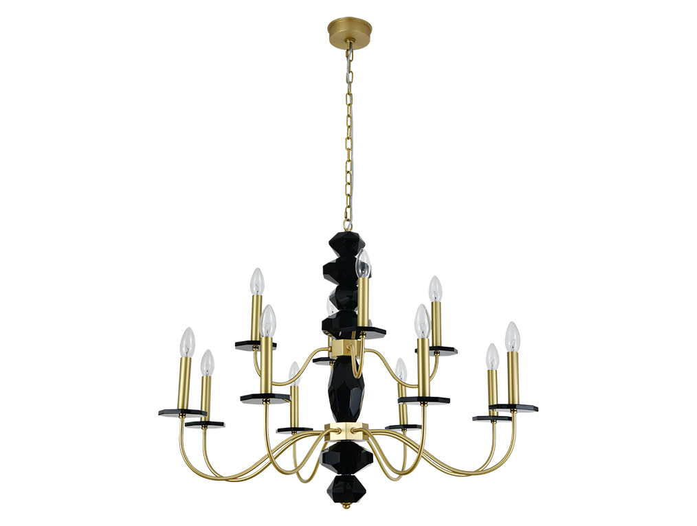 Подвесная люстра Newport VANESSA 3878+4/С brass_NP