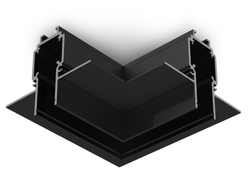 Коннектор угловой для встраиваемого шинопровода под ГКЛ 13мм Magnetic 48V 10mm Ambrella GL1971_AMB