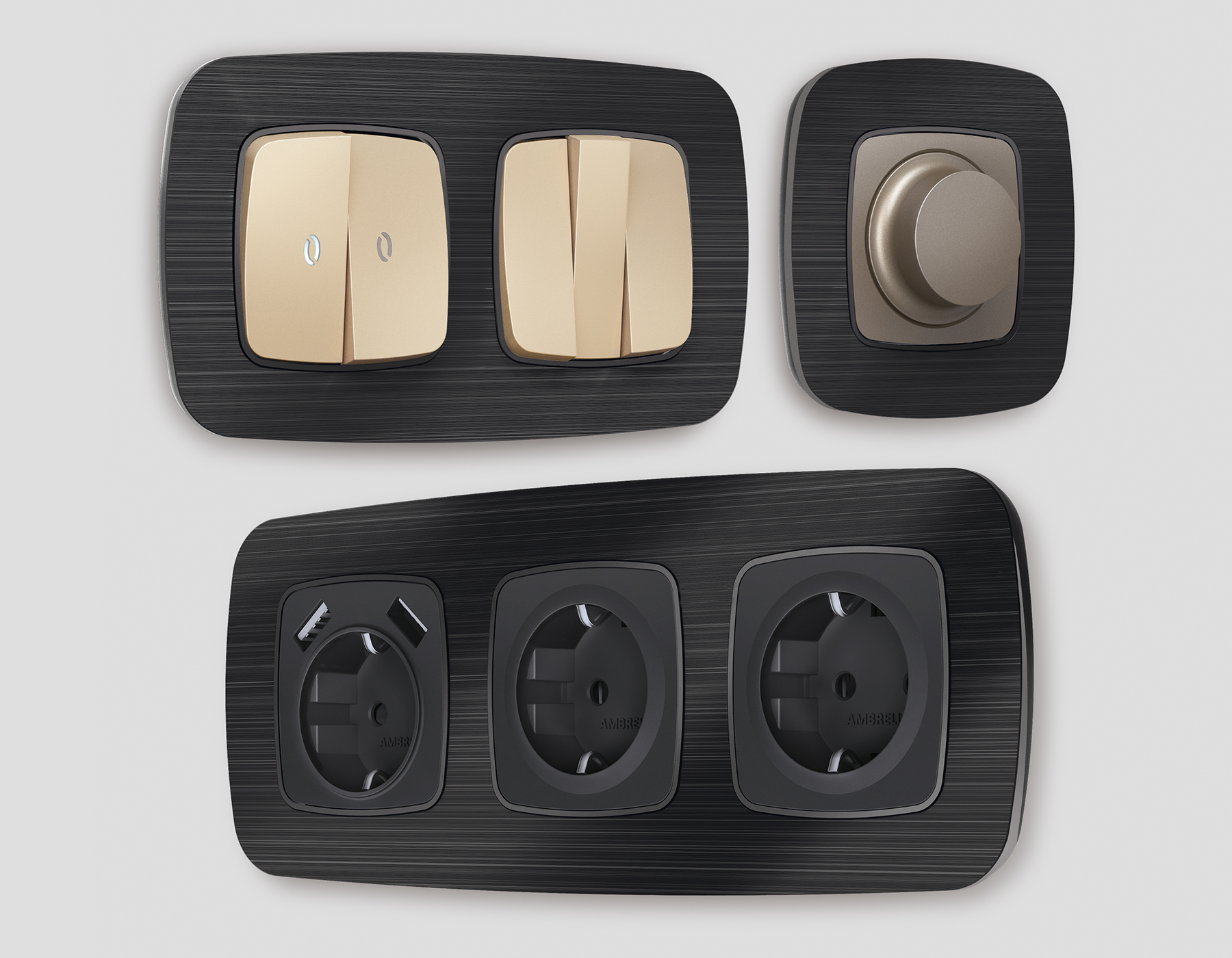 Рамка Ambrella Volt OMEGA Radian OF580503_AMB