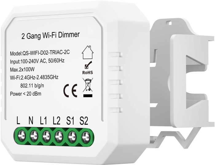 WIFI диммируемое реле 2 канала ST LUCE AROUND ST9000.500.02CDIM