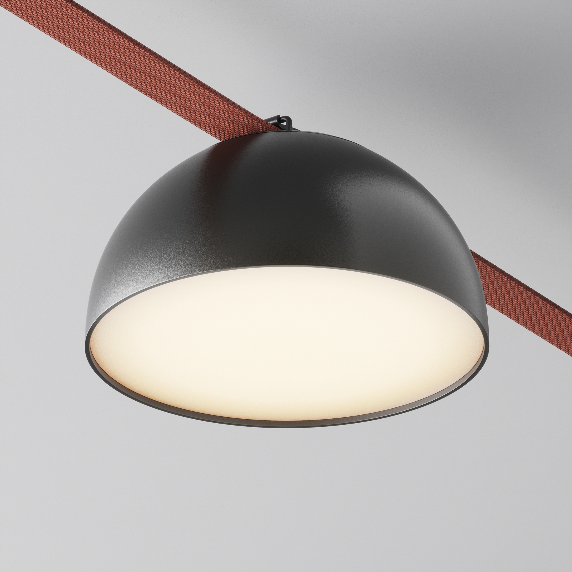 Подвесной светильник для трека-ремня Maytoni Bowl TR126B-20W3K-B_MY