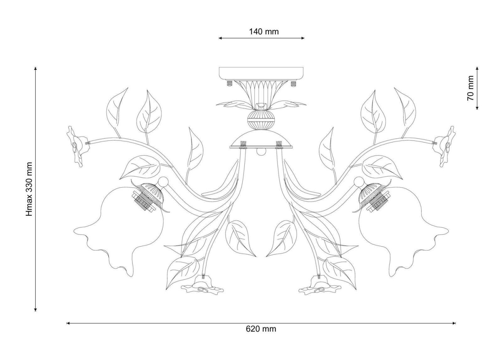 Потолочная люстра Lucia Tucci FIORI Fiori di rose 114.3