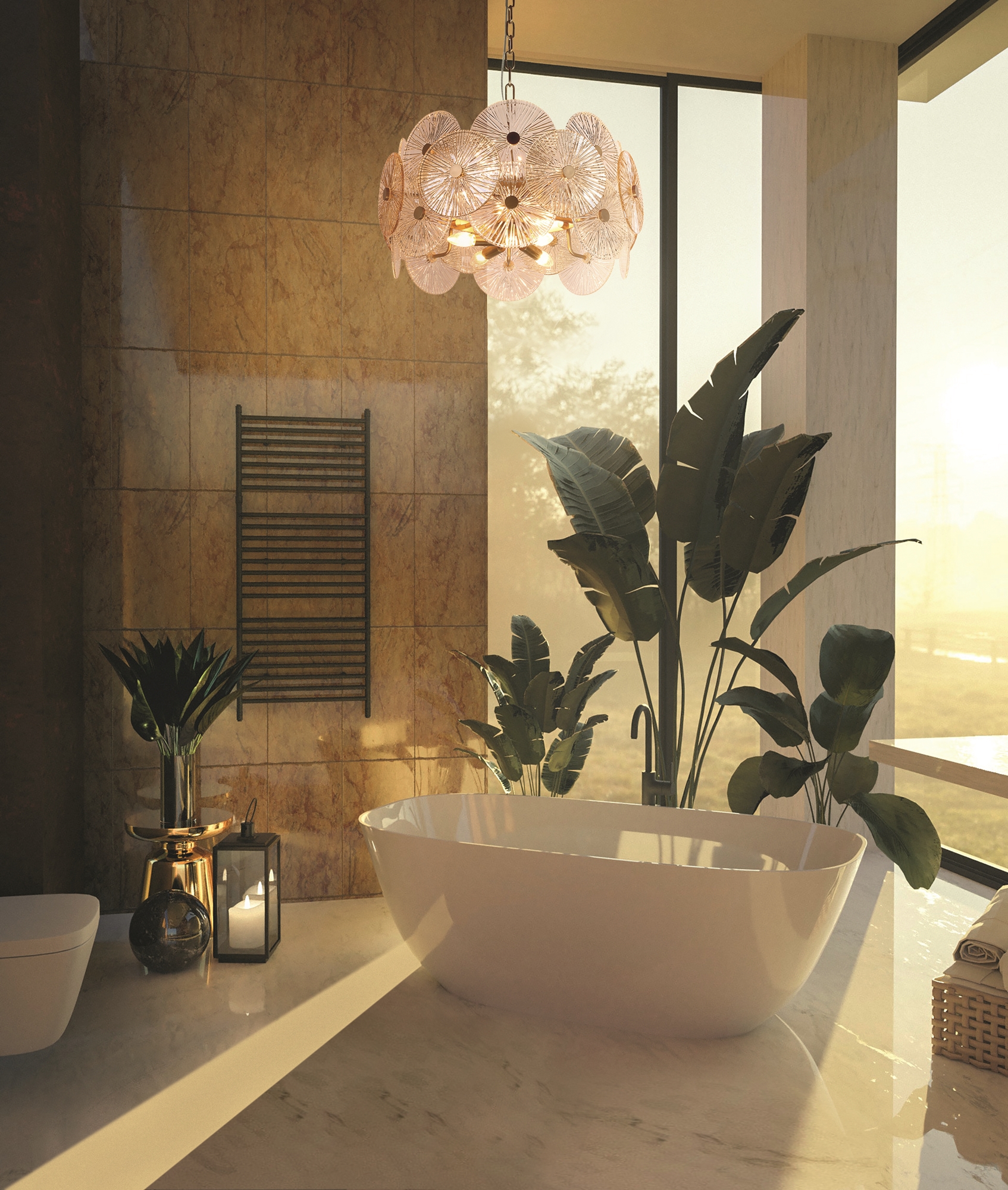 Подвесная люстра Maytoni Aster MOD007PL-08G_MY