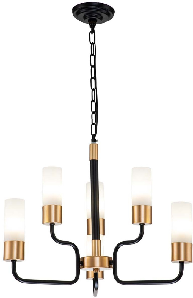 Подвесная люстра E14*40W Black/Gold Escada 2108/6P_ESC