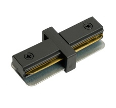 Коннектор прямой однофазный для шинопровода черный Feron 51898_FR