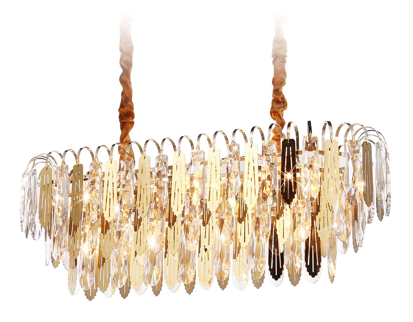Подвесная люстра Ambrella light с хрусталем Traditional TR5260_AMB