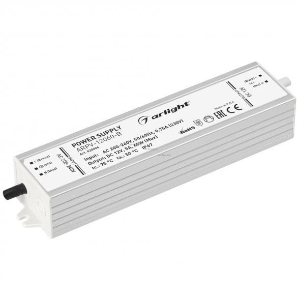 Блок питания ARPV-12060-B (12V, 5.0A, 60W) 020006_ARL