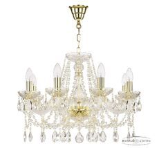 Хрустальная люстра Bohemia Ivele Crystal 107/8/200 G_BI