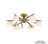Потолочная люстра Arte Milano Neapolis 273408/6 BK/GD