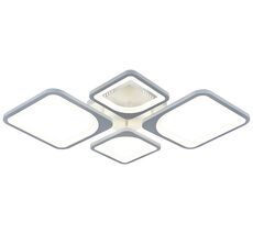 Потолочная люстра светодиодная с пультом регулировкой цветовой температуры и яркости ночным режимом 10218/4LED Escada 10218/4LED White_ESC