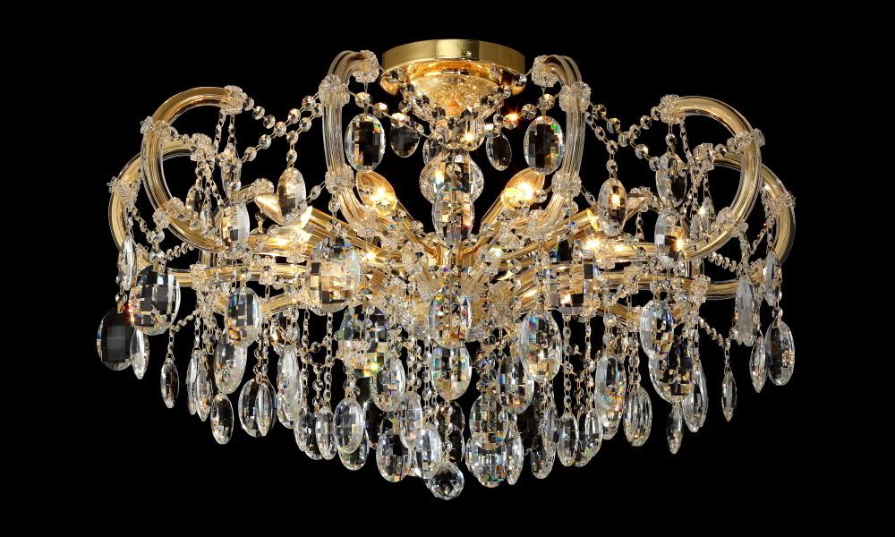 Подвесная люстра Crystallux HOLLYWOOD HOLLYWOOD SP-PL8 GOLD D800_CR
