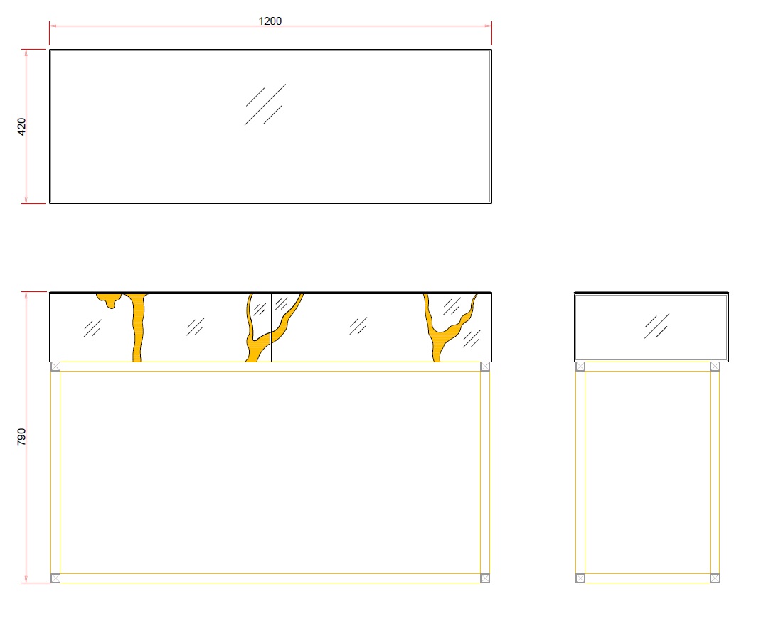 Консоль Garda Decor KFG197